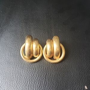 Vintage Dauplaise Gold Plated Earrings